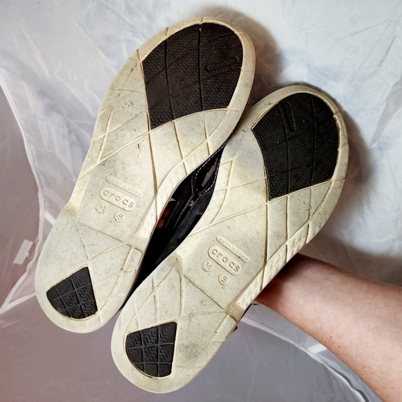 Crocs Beach Line Slip-On Boat Shoe Men's 9 Brown Canvas Rubber Sole Breathable - Picture 11 of 12